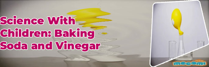 Baking soda and vinegar balloon
