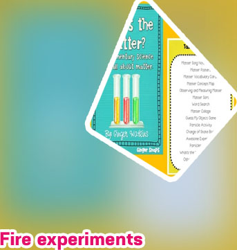 Matter science experiments
