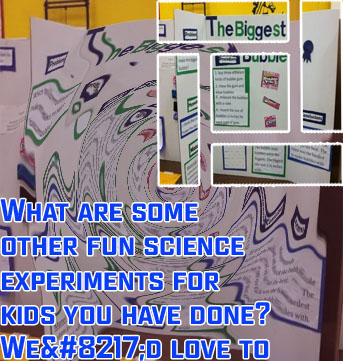 Science project ideas on chart paper