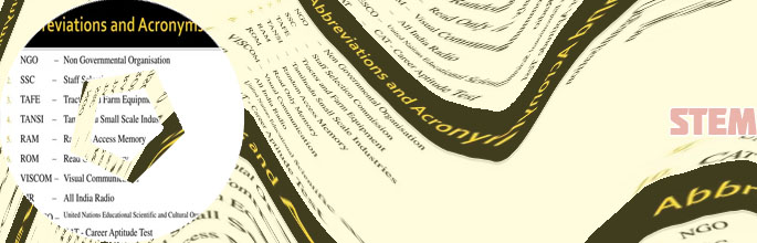 Stem abbreviation meaning